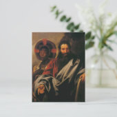 Moses und Seine äthiopische Ehefrau von Jacob Jord Postkarte (Stehend Vorderseite)