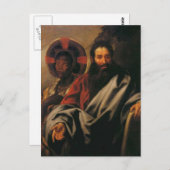 Moses und Seine äthiopische Ehefrau von Jacob Jord Postkarte (Vorne/Hinten)