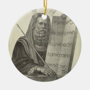 Moses-Verzierung Keramik Ornament