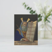 Moses von Henry Schile 1874 Postkarte (Stehend Vorderseite)