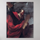Moses with the Tablets of the Law Poster (Vorne)