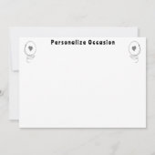 Mosey On Over Dinner Country Cow Ranch Farm Style  Einladung (Rückseite)