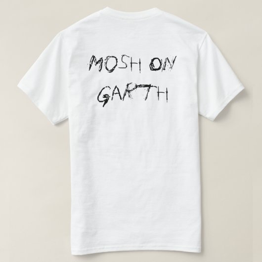 Mosh auf Wayne T-Shirt (Design Rückseite)