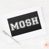 Mosh Rechteckiger Aufkleber (Umschlag)