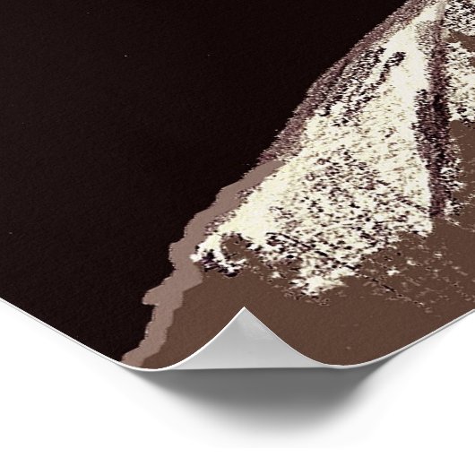 Moshe Dayan Poster (Ecke)