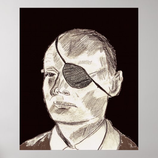 Moshe Dayan Poster (Vorne)