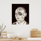 Moshe Dayan Poster (Küche)