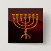 Moshe ist Menorah Button (Vorderseite)
