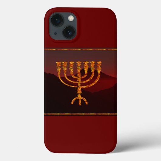 Moshe ist Menorah Case-Mate iPhone Hülle (Rückseite)