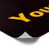 Moshe ist Menorah Poster (Ecke)