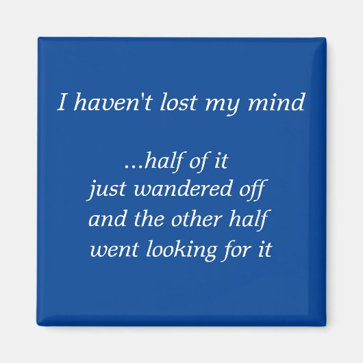 Moshe Square Magnet 1 (Vorne)