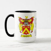 Mosher Familien-Wappen Tasse (Links)