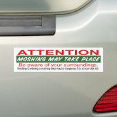 Moshing kann stattfinden autoaufkleber (Auf Auto)