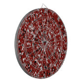 Mosiac Abstrakt Terrazzo Muster Dartscheibe (Vorderseite Links)