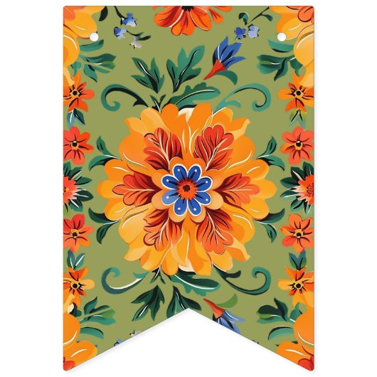 Mosiac-Banner im Herbst Wimpelkette (Zweite Fahne)