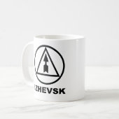 Mosin Nagant/Arsenal-Kaffee-Tasse AK-47 Izhevsk Kaffeetasse (Vorderseite Links)