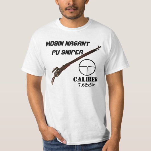 Mosin Nagant PU-Scharfschütze-T-Shirt T-Shirt (Vorderseite)
