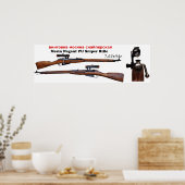 Mosin Nagant PU Sniper ww2 Poster (Küche)