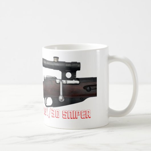 Mosin Nagant Scharfschütze-Tasse! Kaffeetasse (Rechts)