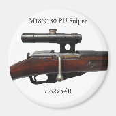 Mosin Nagant Sniper ww2-Magnet Magnet (Vorne)