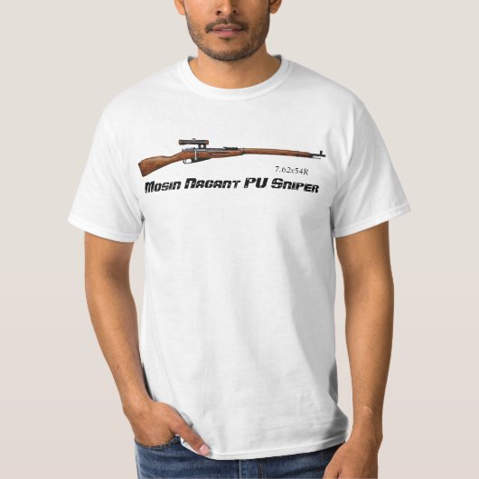 Mosin Nagant T-Shirt PU-Scharfschütze-ww2 (Vorderseite)