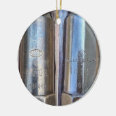 Mosin Nagant VKT Weihnachtsverzierung Keramik Ornament (Links)