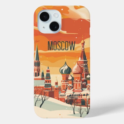 Moskau Case-Mate iPhone Hülle (Rückseite)