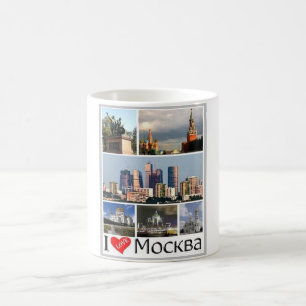 Moskau - I Liebe - Russland - Kaffeetasse