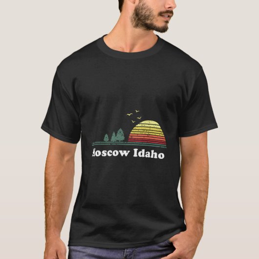 Moskau Idaho Print T-Shirt (Vorderseite)