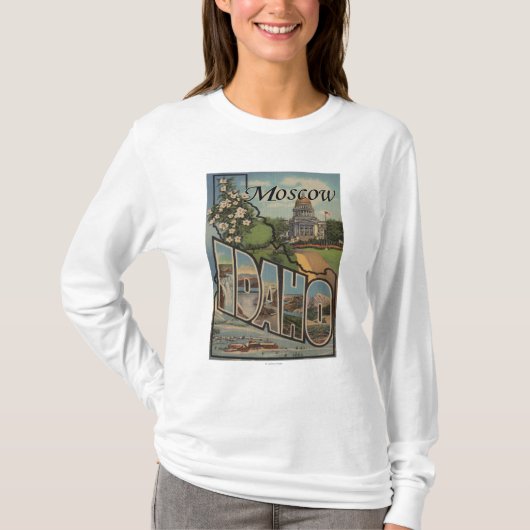 Moskau, IdahoLarge Buchstabe ScenesMoscow, T-Shirt (Vorderseite)