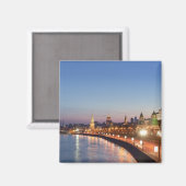 Moskau in der Dusk Magnet (Vorderseite/Rückseite)