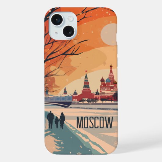 Moskau iPhone Hülle (Rückseite)