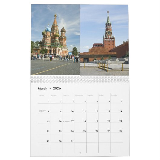 Moskau Kalender (Mär 2026)