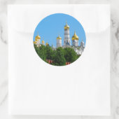 Moskau Kreml Round Sticker (Tasche)