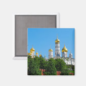 Moskau Kreml Square Magnet (Vorderseite/Rückseite)