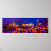 Moskau Kremlin Panorama Poster (Vorne)