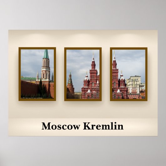 Moskau Kremlin Poster (Vorne)