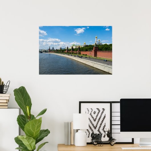 Moskau Kremlin Poster (Heimbüro)