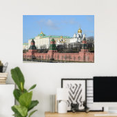 Moskau Kremlin Poster (Heimbüro)