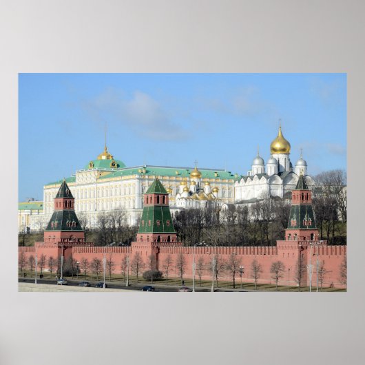 Moskau Kremlin Poster (Vorne)