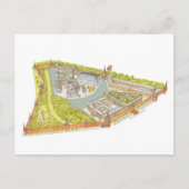 Moskau Kremlin Postkarte (Vorderseite)