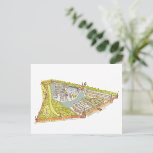 Moskau Kremlin Postkarte (Stehend Vorderseite)