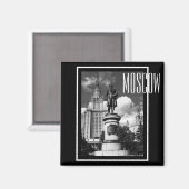 Moskau Lomonosov Staat University Stalin Magnet (Vorderseite/Rückseite)