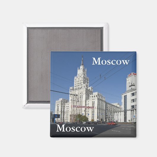 Moskau Magnet (Vorderseite/Rückseite)