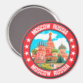 Moskau Magnet (Vorderseite/Rückseite)