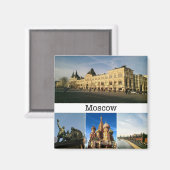 Moskau, Magnet (Vorderseite/Rückseite)
