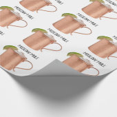 Moskau-Maultier-Kupfer-Tassen-niedrig Geschenkpapier (Ecke)