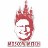 Moskau Mitch Aufkleber (Vorderseite)