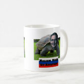 Moskau Mitch ist unamerikanisch, Schildkröte, Flag Kaffeetasse (VorderseiteRechts)