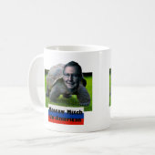 Moskau Mitch ist unamerikanisch, Schildkröte, Flag Kaffeetasse (Vorderseite Links)